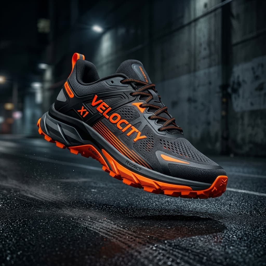 Carbon-Fiber Neon Running Shoes